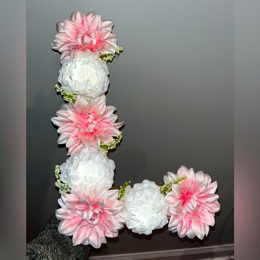 Decorative Flower Letter